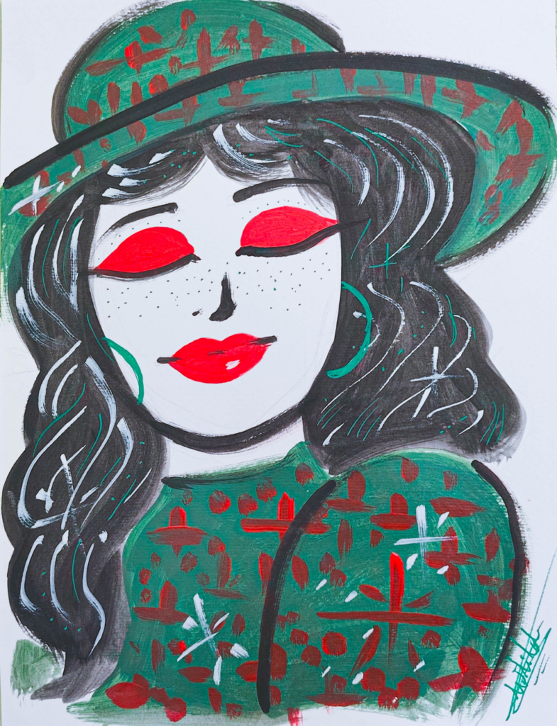 La dame en vert